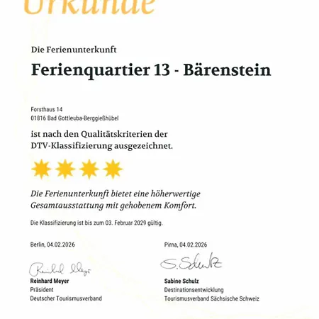 Ferienquartier Forsthaus 2 Bad Gottleuba