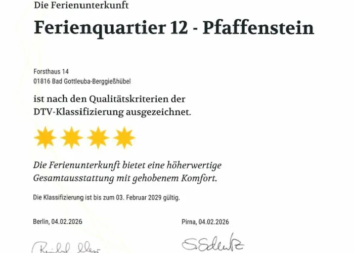 Ferienquartier Forsthaus 2 * Bad Gottleuba
