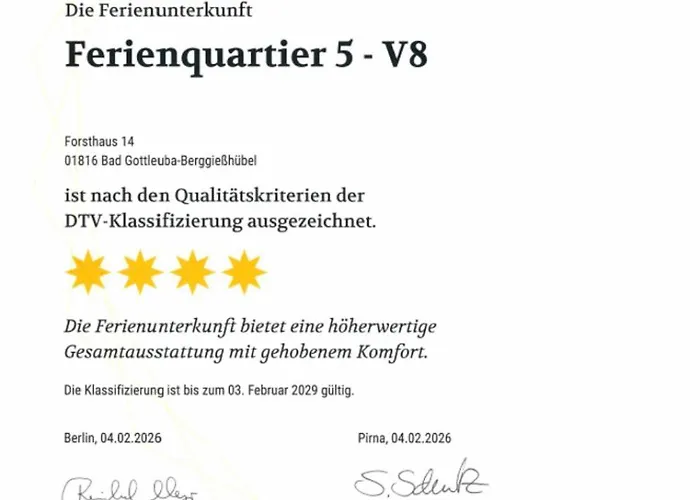 Ferienquartier Forsthaus 2 * Bad Gottleuba